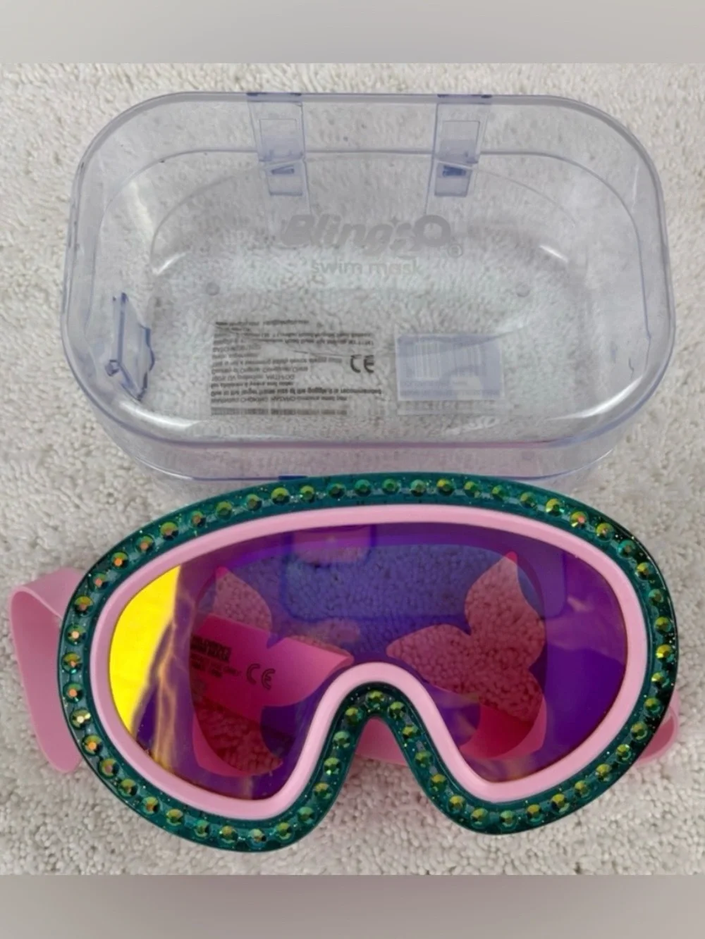 Bling2o Swim Mask for Children 6 Years and Older-Color: Jewel Pink